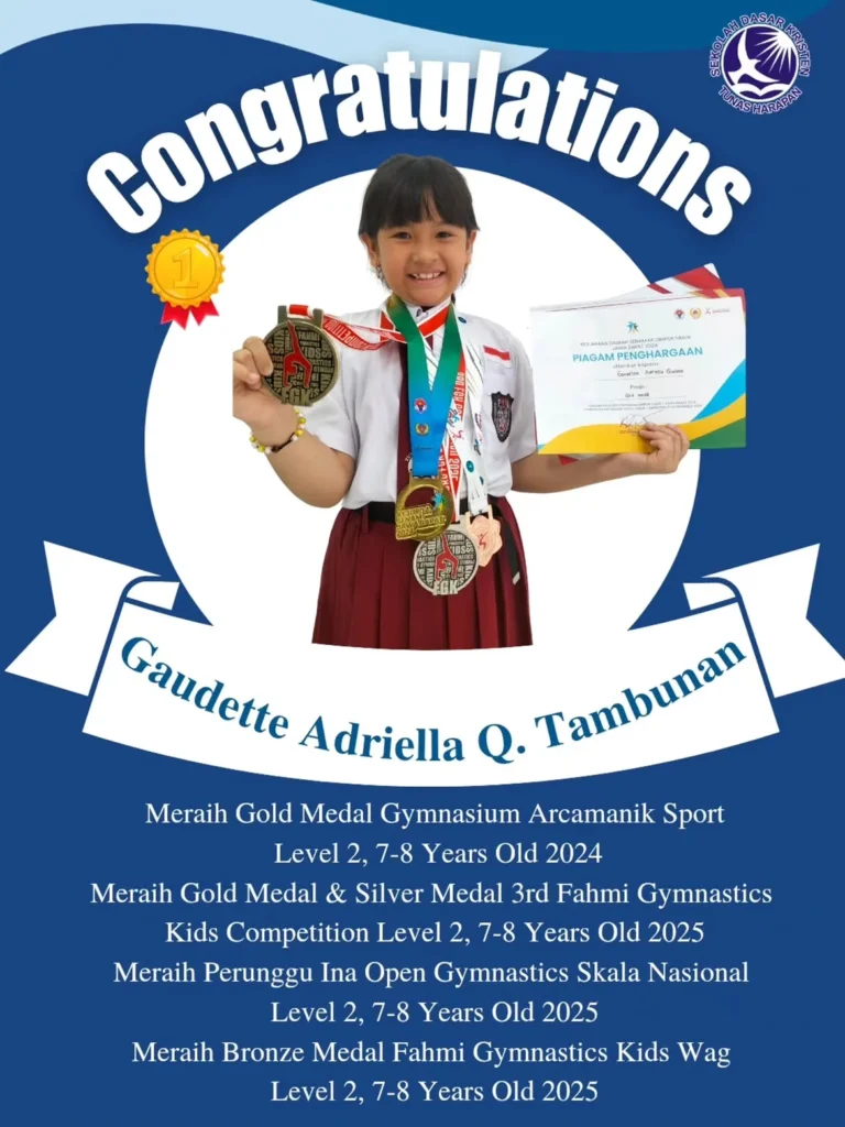 Congratulations to the students of Sekolah Dasar Kristen Tunas Harapan for your wonderful achie (1)